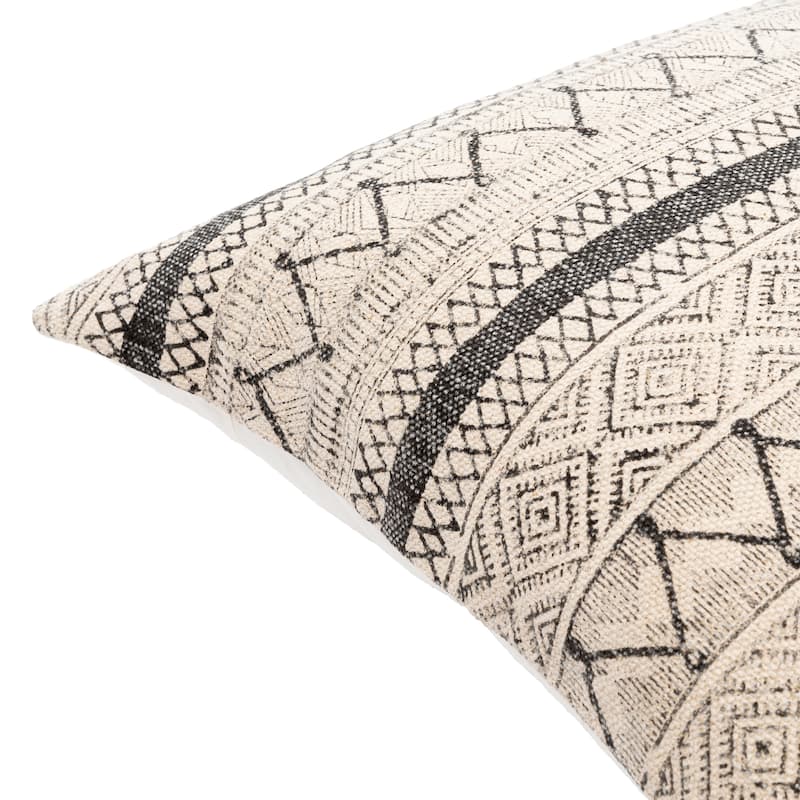 Kareena Cotton Geometric Pattern Throw Pillow