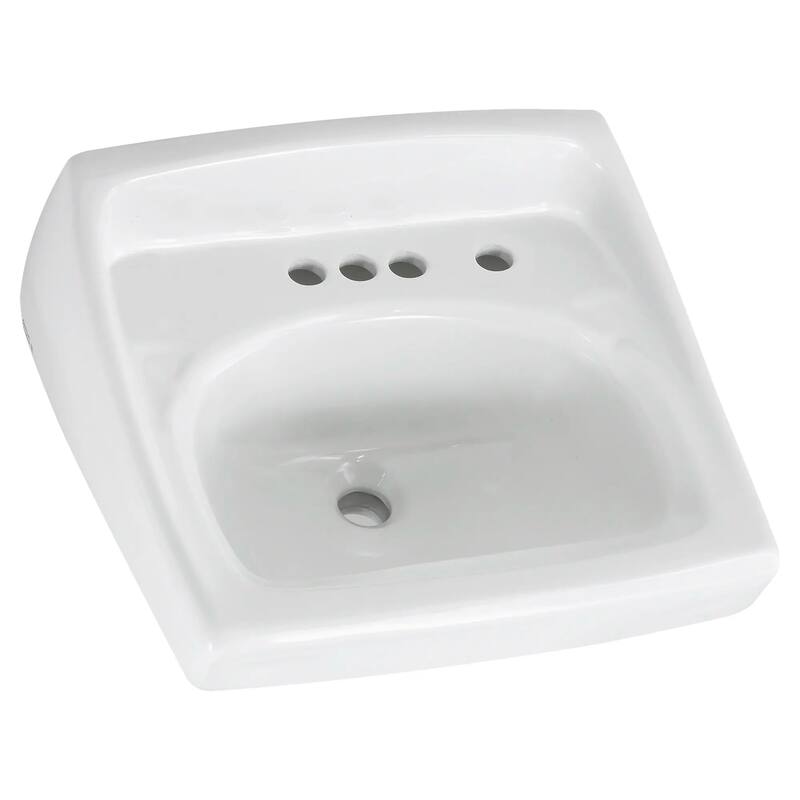 American Standard Lucerne 20-1/2" Wall Mounted Porcelain Bathroom Sink - White