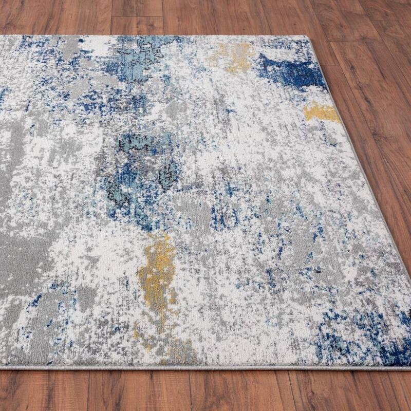 Luxe Weavers Modern Abstract Area Rug, Stain Resistant Indoor Rug