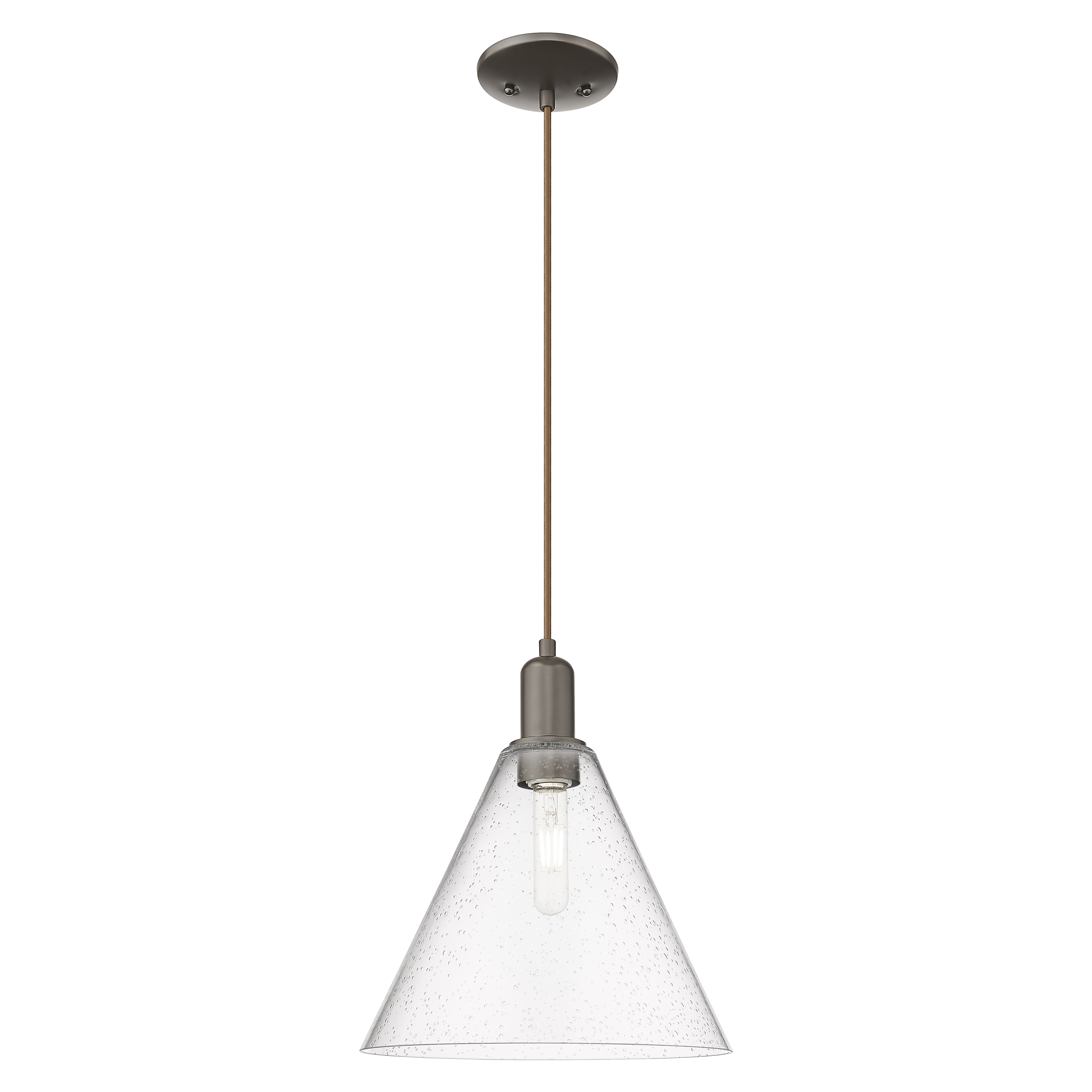 Innovations Lighting Endless Possibilities Arcadia - Berkshire Glass - 1 Light 12" Cord Hung Mini Pendant