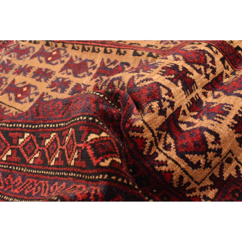 ECARPETGALLERY Hand-knotted Teimani Tan Wool Rug - 3'0 x 5'3