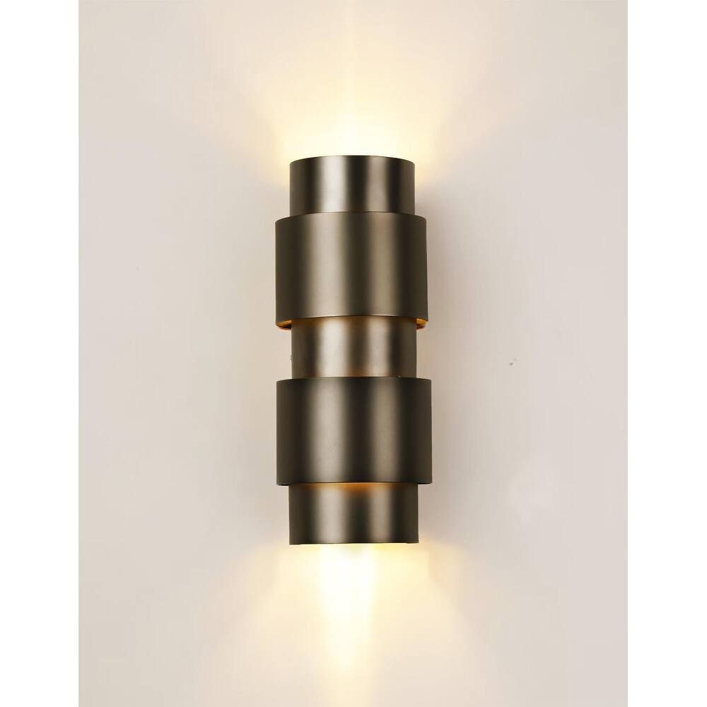 Modern Minimalist Ring Wall Sconces, Contemporary Flush Mounted Indoor Lamp