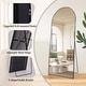 preview thumbnail 5 of 30, Metal Arch Full Length Mirror Floor Mirror Wall-Mounted