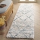 preview thumbnail 12 of 13, SAFAVIEH Fontana Shag Alja Modern Trellis 2-inch Thick Rug