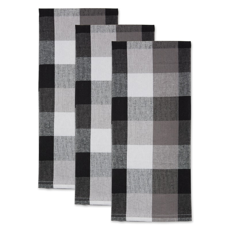 DII Tri Color Check Dishtowel (Set of 3)