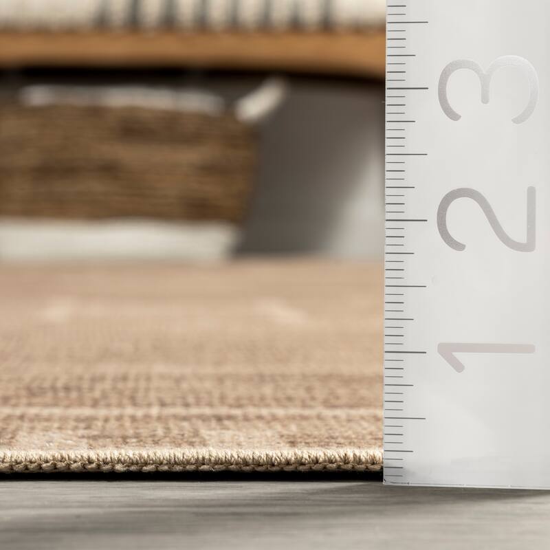 Velma Easy Jute Machine Washable Area Rug