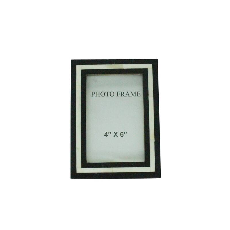 Line Frame Black & White - BLACK & WHITE - 7.5x5.5x.75