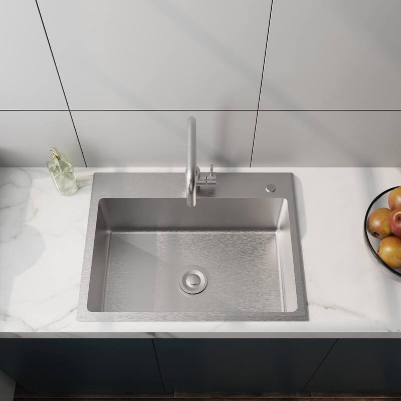 24in Washing Sink with Faucet Hoses and Drain Head Only