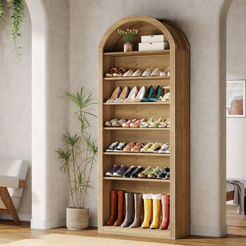 Tall Shoe Storage Cabinet for Entryway