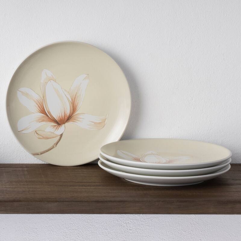 Noritake Colorwave Set Of 4 Floral Accent Plates, 8-1/4"