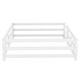 preview thumbnail 10 of 34, Montessori Floor Bed with Fence,Wood Kids Bed,Full Size