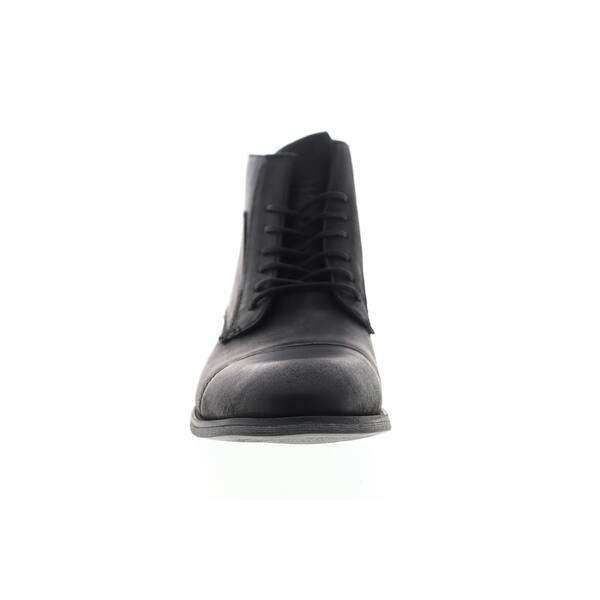 Shop Steve Madden P Radon Black Leather Mens Casual Dress Boots