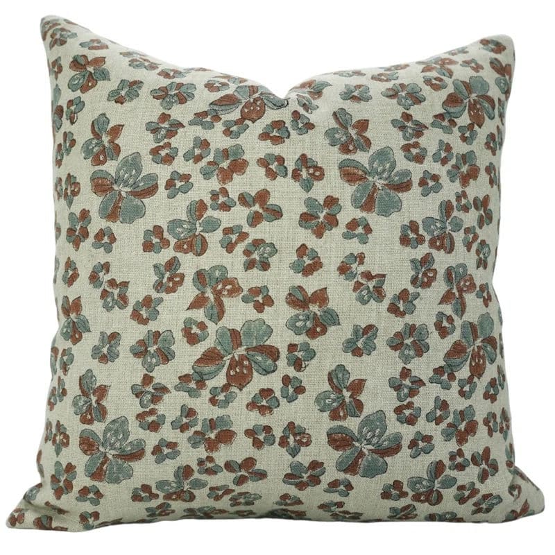 Fabdivine Artisan Thick Linen Pillow Cover Boho Farmhouse Decor, Jhilmil