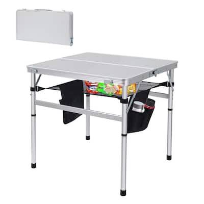 Picnic Table Square, Outdoor Table, Small Table, Card Table Height Adjustable
