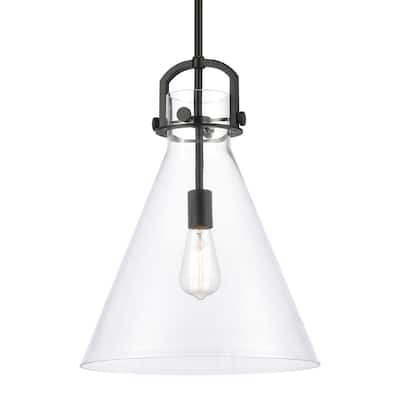 Innovations Lighting 410-1SL-15-14-Newton Cone-Pendant Newton Cone 14"