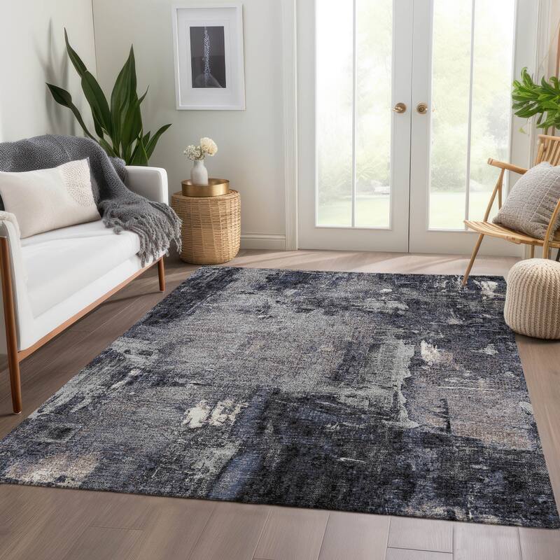 Premium Washable Super Soft Abstrct Flair Mayfield Rug