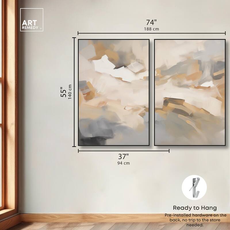 Lost in Thought Canvas Set of 2 by Art Remedy
