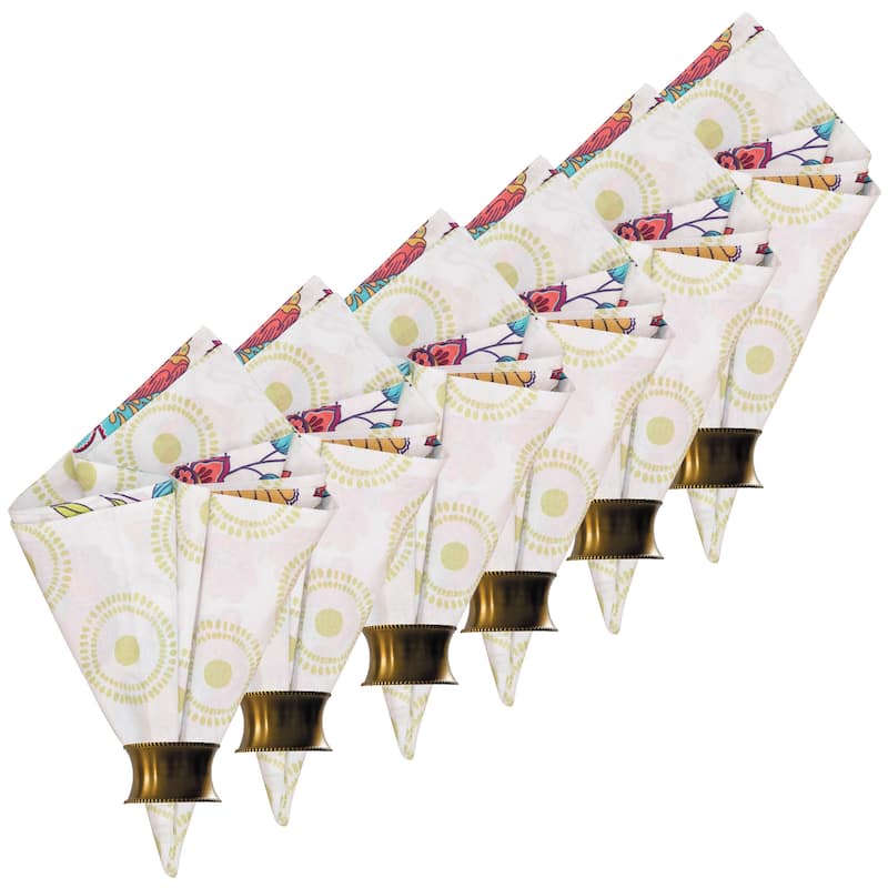 Teagan Cotton Reversible Napkin Set of 6 - Set of 6