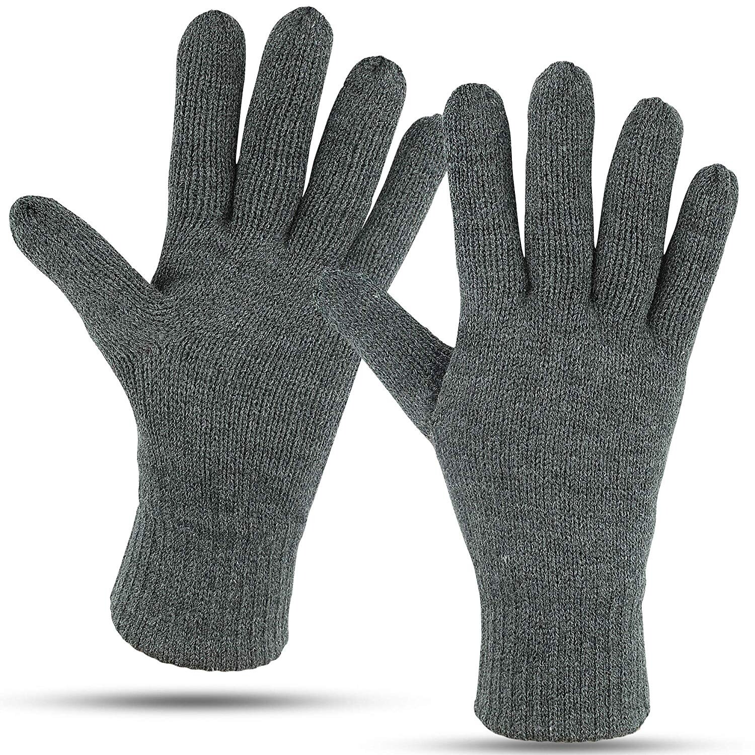 black snow gloves