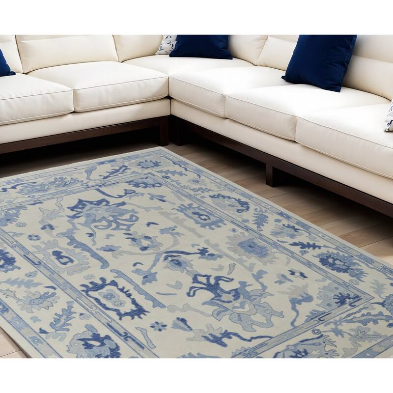 HomeRoots Floral Craftsman Rectangle Area Rug - 117.00 in. x 93.00 in.  x 0.20 in.