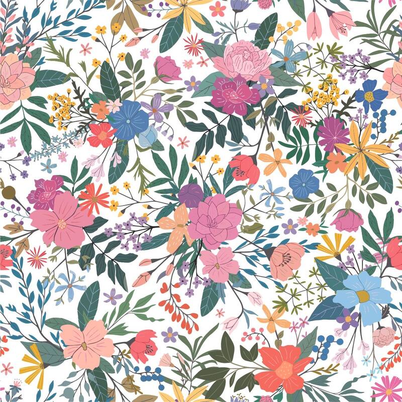 Floral Design Wallpaper Bed Bath & Beyond 34987204