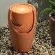 preview thumbnail 28 of 38, Demta 21-inch Ceramic Fountain with LED Light by Havenside Home