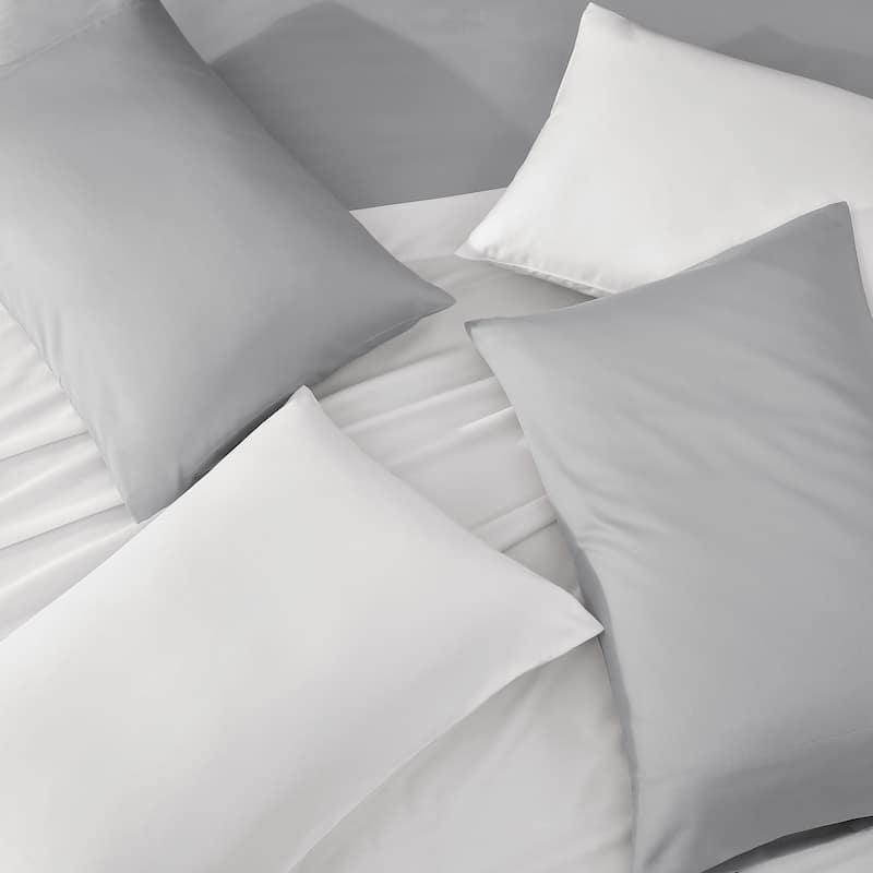 Vera Wang T1000 Sateen Cotton Solid Sheet Set