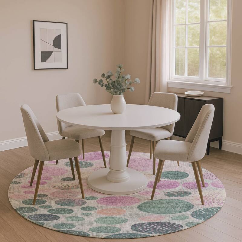 Premium Washable Super Soft Mayfield Rug - Cactus - 8' x 8'