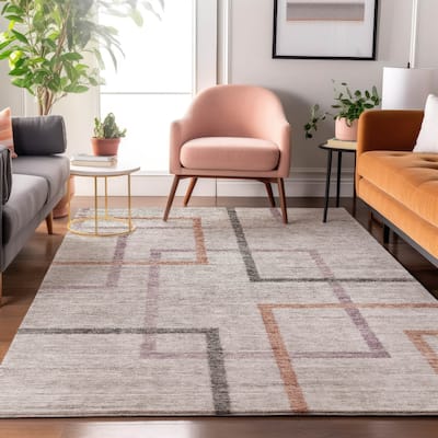 Premium Washable Super Soft Modern Kenzie Mayfield Rug