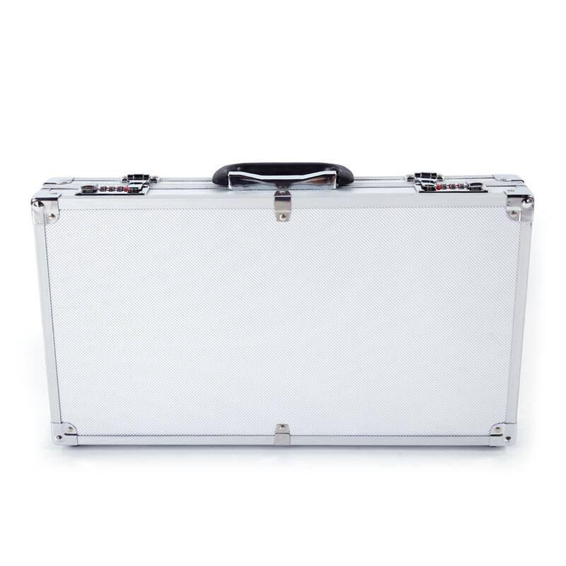 HandGun Lock Box Hard Storage Carry Case - Black
