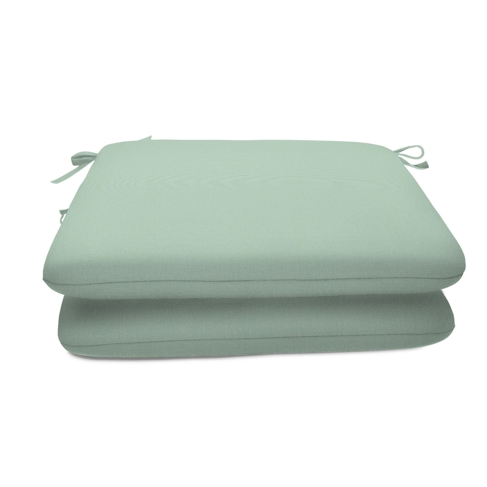 Sawyer Sunbrella Canvas Teal Indoor/ Outdoor 48 inch Bench Cushion