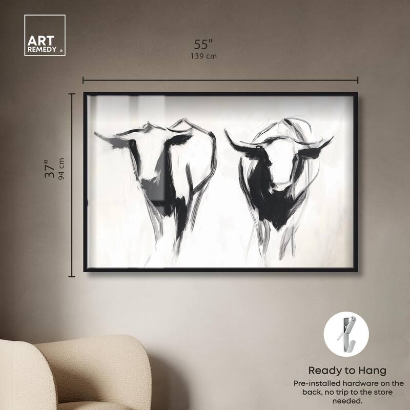 Bovine I Shadowbox by Art Remedy