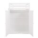 preview thumbnail 13 of 56, Twin size Loft Bed with Drawers, Desk and Wardrobe, Space-saving, White