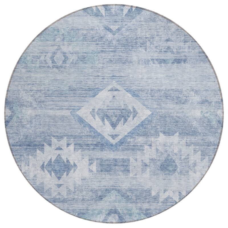 HomeRoots Southwestern Transitional Rectangle Outdoor Rug