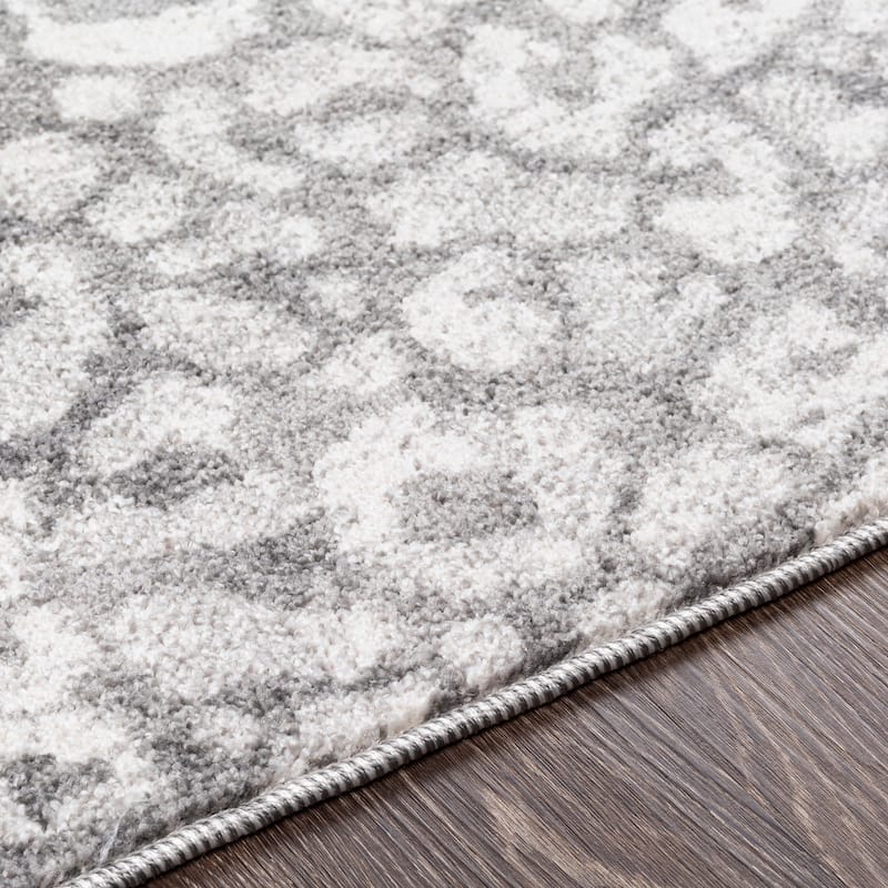 Livabliss Moodie Modern Leopard Print Area Rug