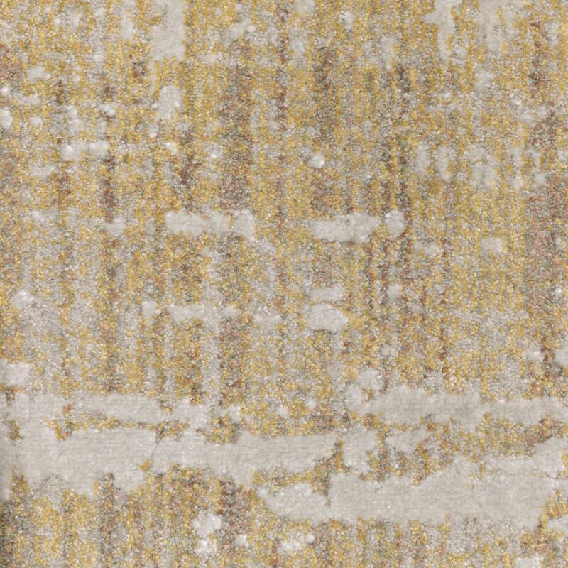 Melody Distressed Stripe Gold/ Brown Area Rug
