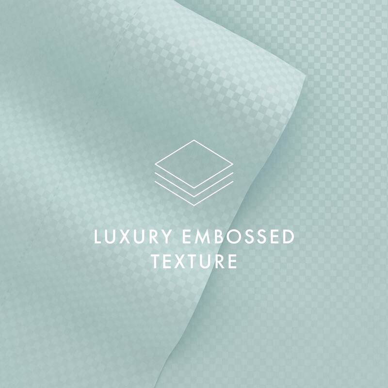 Becky Cameron Premium Checkered Pattern Microfiber 4-piece Deep Pocket Bed Sheet Set