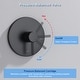 preview thumbnail 6 of 28, Luxier SS-B02 Single Handle 1-Spray Shower Faucet (Valve Included)