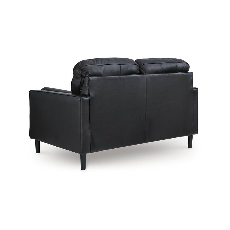 Signature Design by Ashley Bryceview Black Loveseat - 61" W x 38" D x 39" H