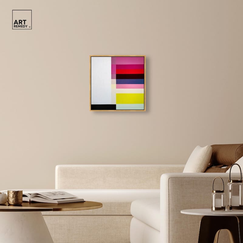 Quadratic Composition Canvas by Art Remedy