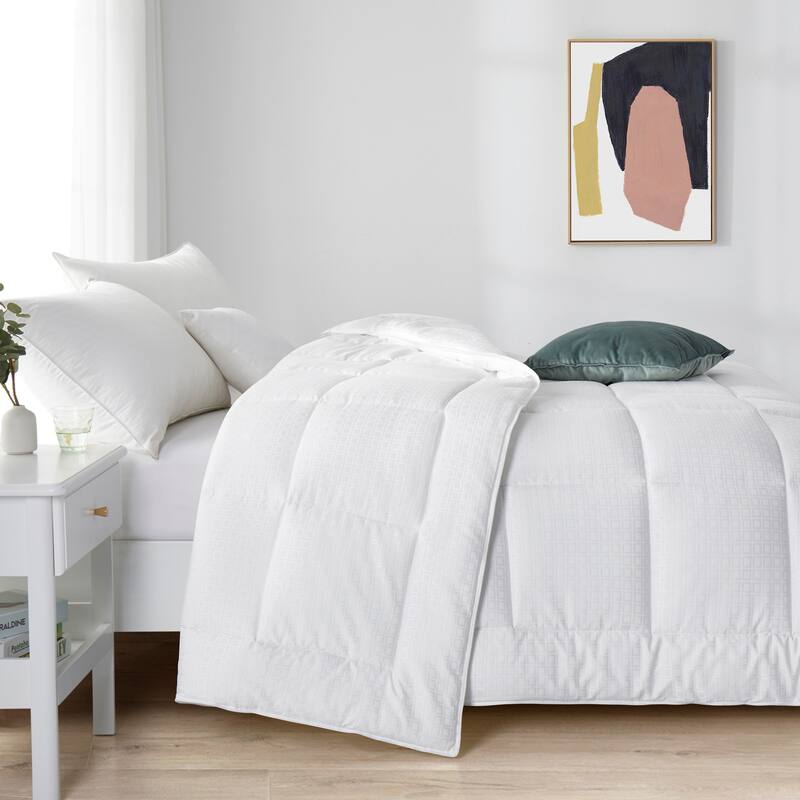 All Season Down Alternative Comforter Soft Cover with Jacquard