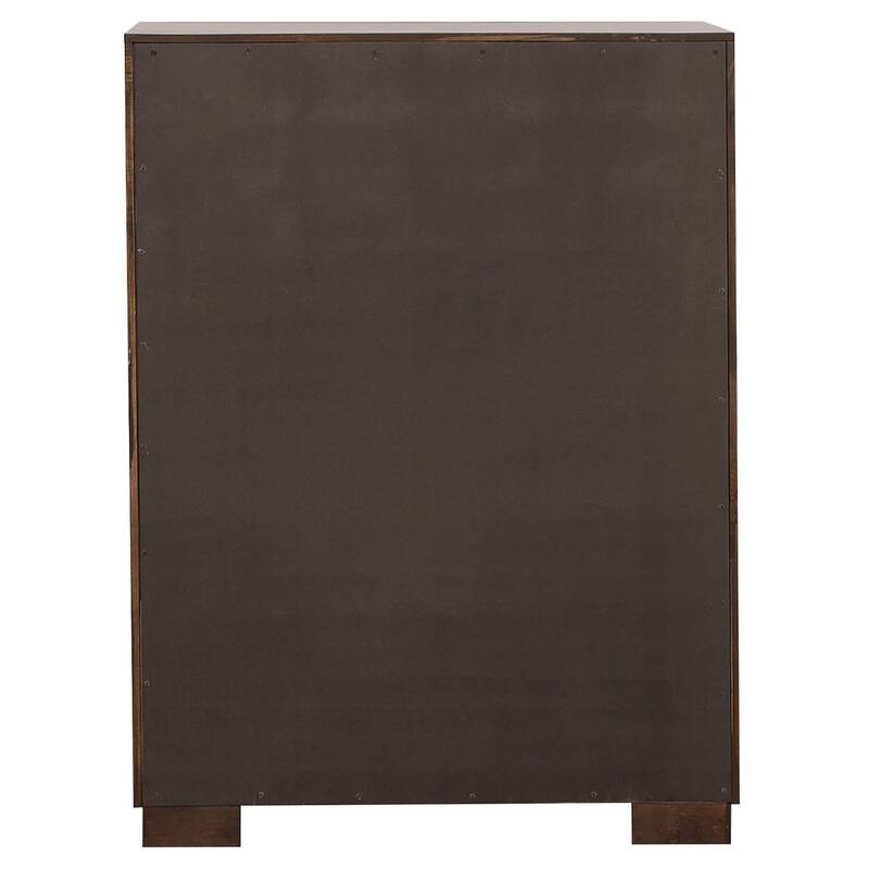 Jessica Bedroom Set With Bookcase Headboard Cappuccino