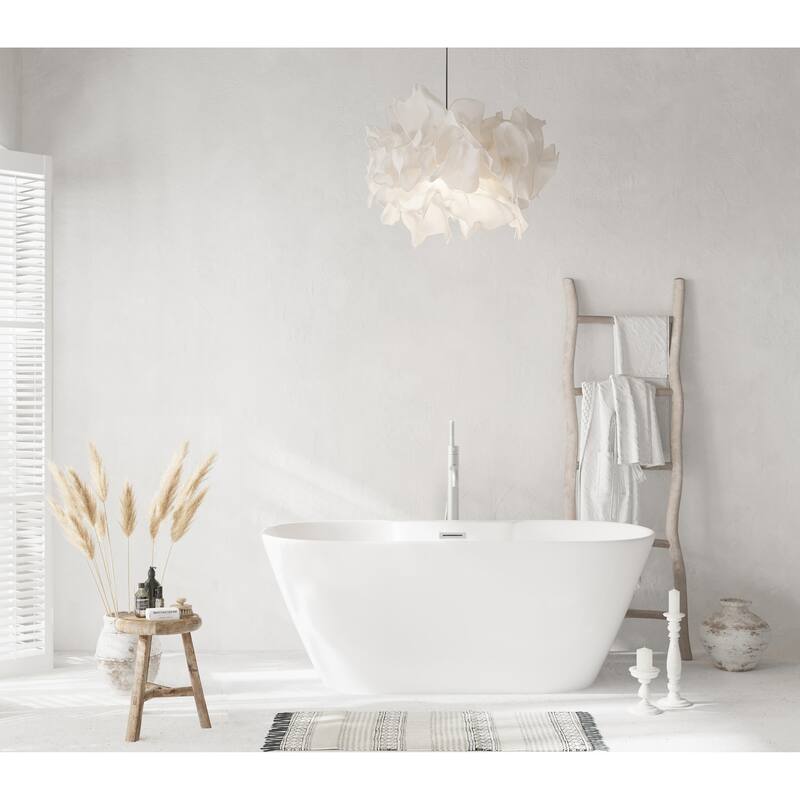 Nicolette Bathtub in Glossy White