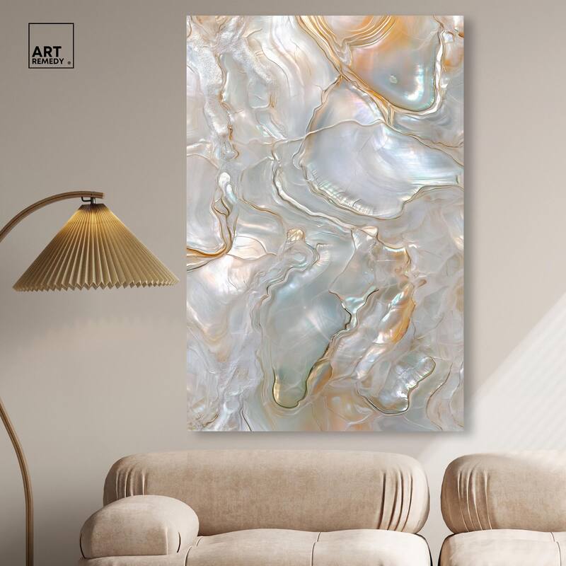 Fluid Preciousness IV Canvas by Art Remedy, Gallery Wrapped