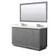 Option Dark Gray / Giotto Quartz Top / Brushed Nickel