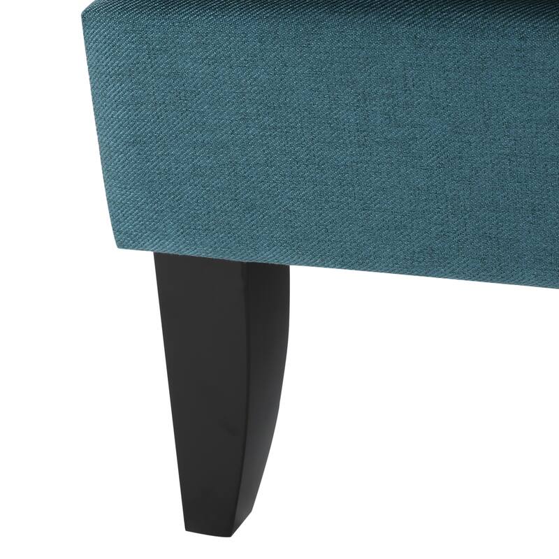 Simple Club Chair Accent Chair Vanity Chair Arm Chair Reading Chair Teal Fabric Padded Chair Leisure Chair