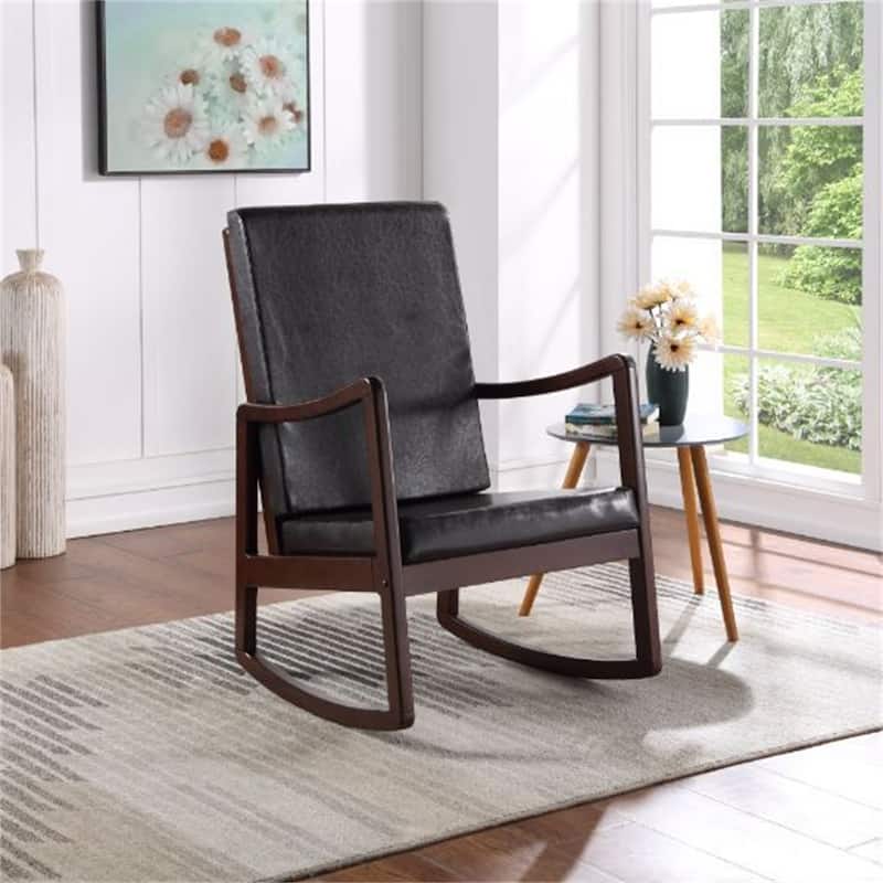 Raina PU Rocking Chair