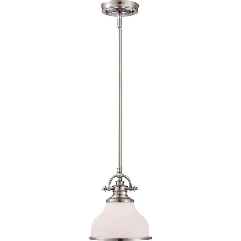 Grant 1-Light Mini Pendant in Brushed Nickel