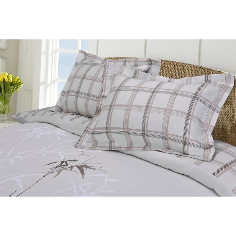 Superior Elmwood 3-piece Cotton Duvet Cover Set