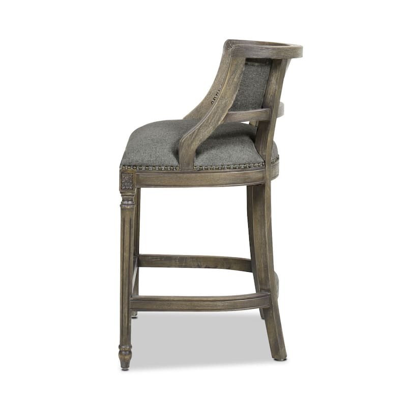 Paris Farmhouse Counter and Bar Stool with Backrest